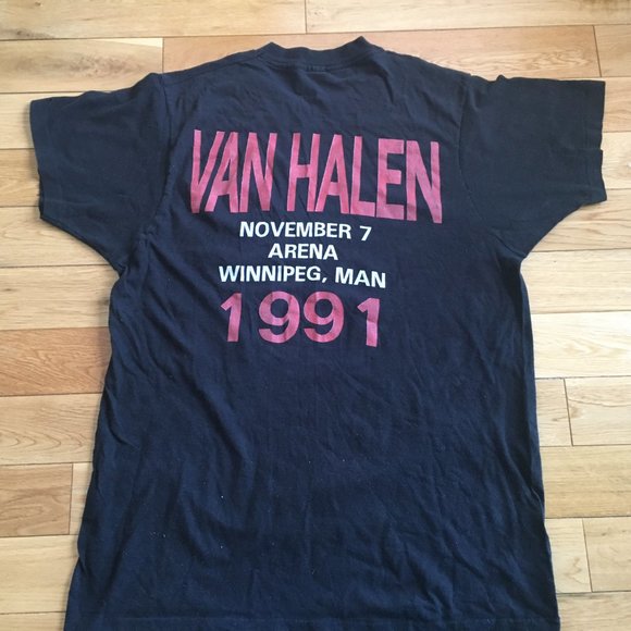 Van Halen  Tour T Shirt Unlawful Carnal Knowledge 1991 - Picture 2 of 3